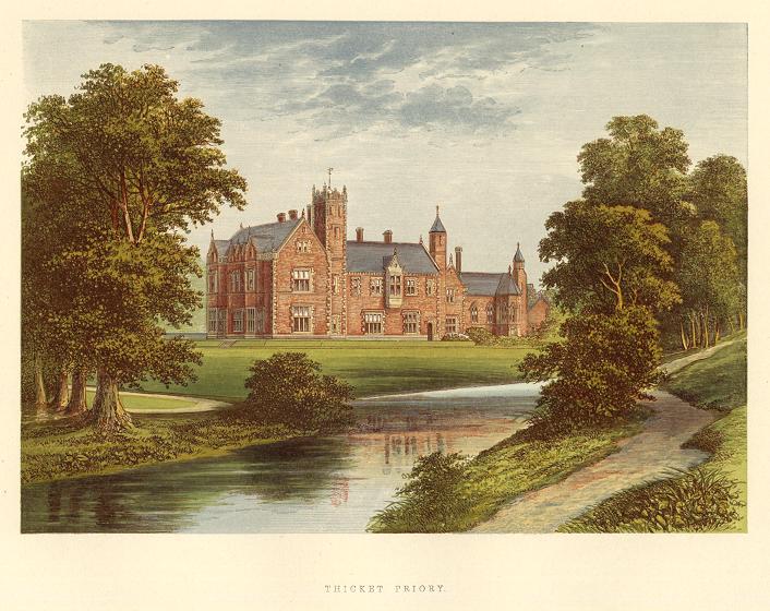 Yorkshire, Thicket Priory, 1880