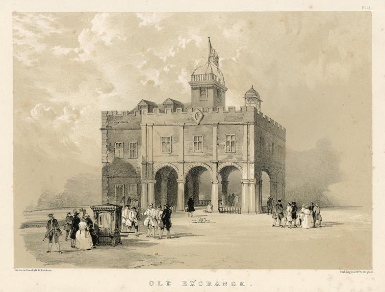 Lancashire, Liverpool, Old Exchange, 1843