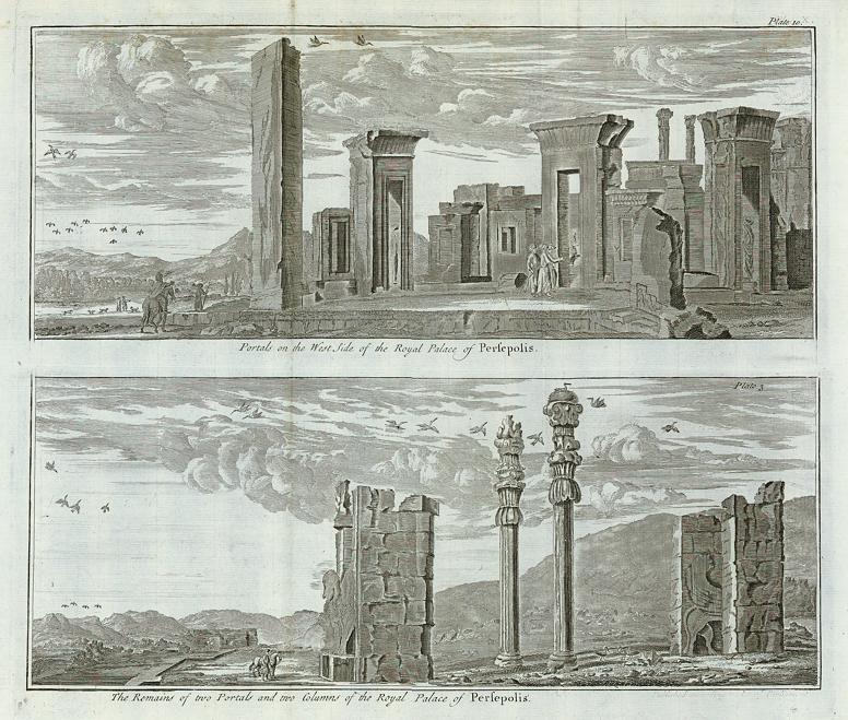 Iran, Persepolis, Portals to the Palace, 1744