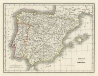 Spain & Portugal, 1835