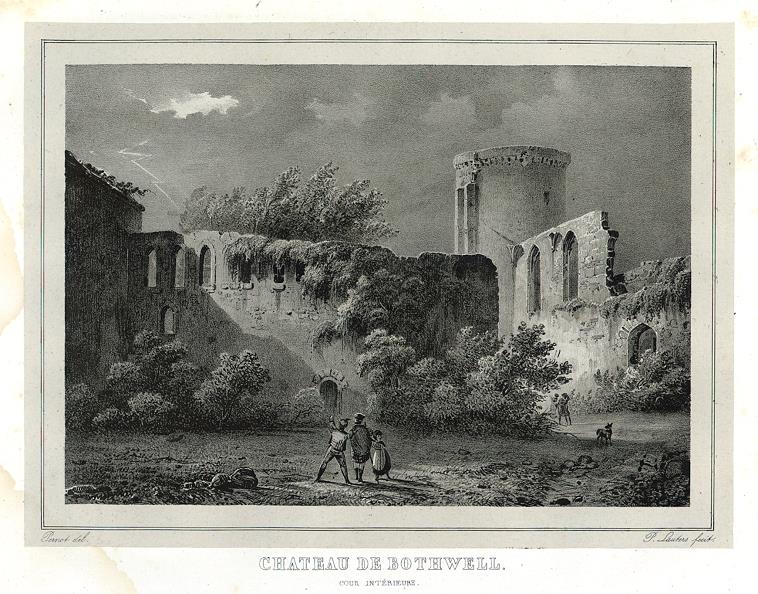 Scotland, Bothwell Castle, 1827