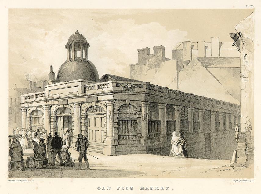 Lancashire, Liverpool, Old Fish Market, 1843