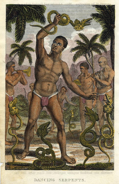 India, Dancing Serpents, 1827