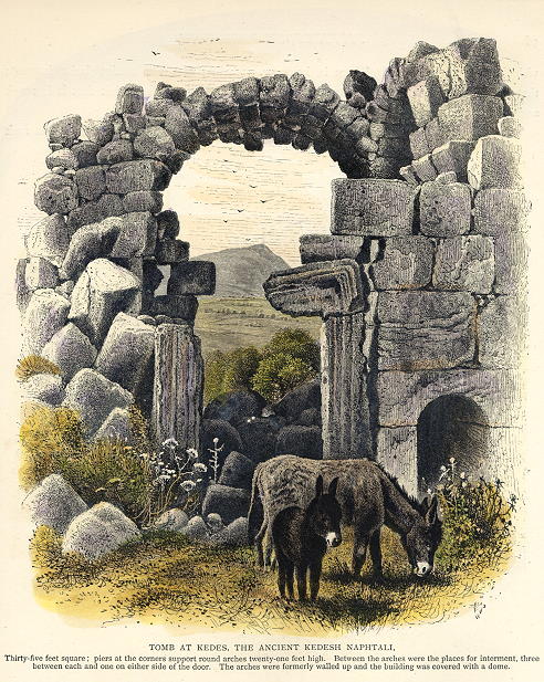 Tomb at Kedes, the ancient Kedesh Naphtali, 1880