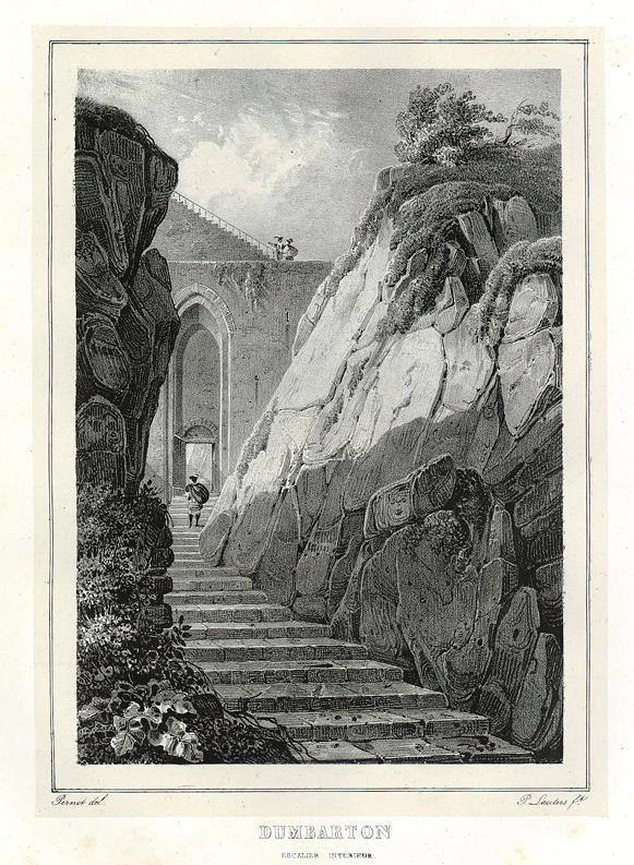 Scotland, Dumbarton interior, 1827