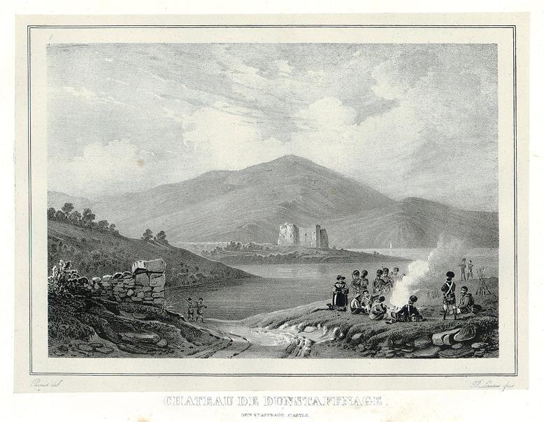 Scotland, Dunstaffnage Castle, 1827