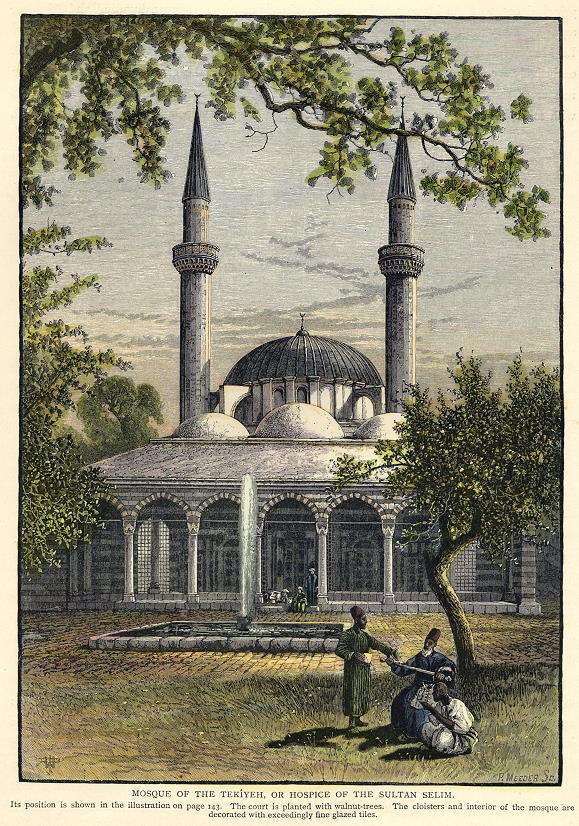 Syria, Mosque of the Tekiyeh, or Hospice of the Sultan Selim, Damascus, 1880