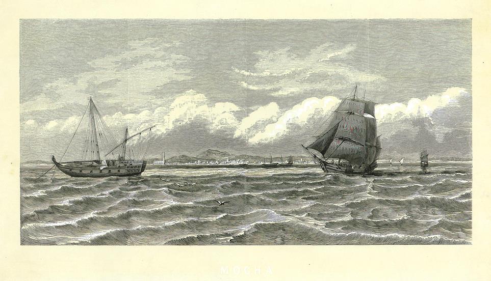 Yemen, Mocha from the Sea, 1880