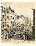 Lancashire, Liverpool, Castle Street in 1786, 1843