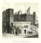 Lancashire, Tower of Liverpool, 1843