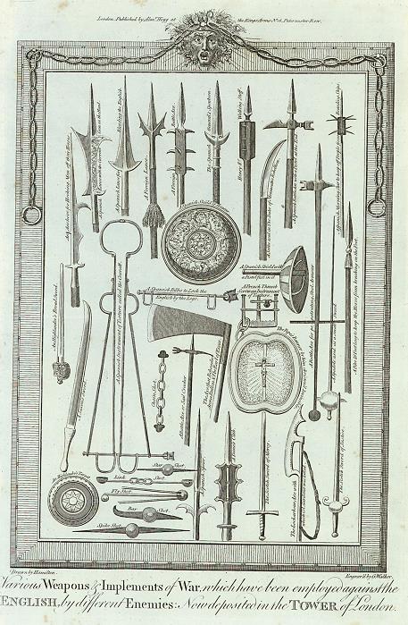 Weapon Trophies at the Tower of London, 1786