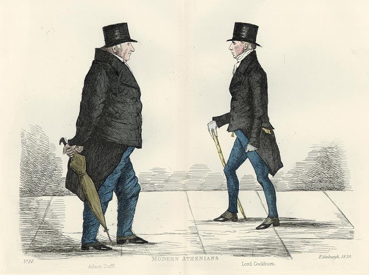 Adam Duff & Lord Cockburn, 1839 / 1882