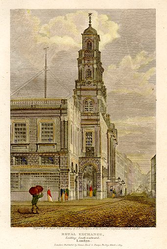 London, Royal Exchange, 1809