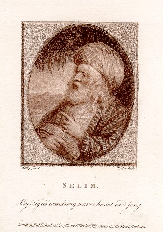 Selim, Shelley & Taylor, sepia stipple, 1788