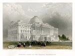 digital download historical antique print of capitol in washington