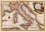 download decorative historical map of Italy in 1777