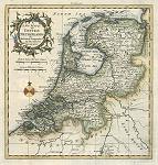 download decorative antique map of the netherlands, 1762