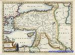 digital antique map of turkey in asia in 1772