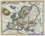 download decorative antique map of europe in 1772