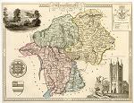 digital download of historical antique map of westmoreland, 19th century