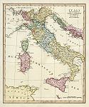 download historical map of Italy in 1800