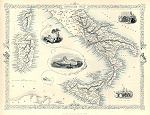 digital download italy map by Tallis