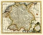digital image download of antique map of germany about 1780