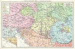 digital download of antique map of austria-hungary  in 1895