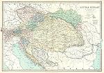 digital download of antique map of austria-hungary  in 1887
