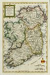 download decorative antique map of ireland in 1773
