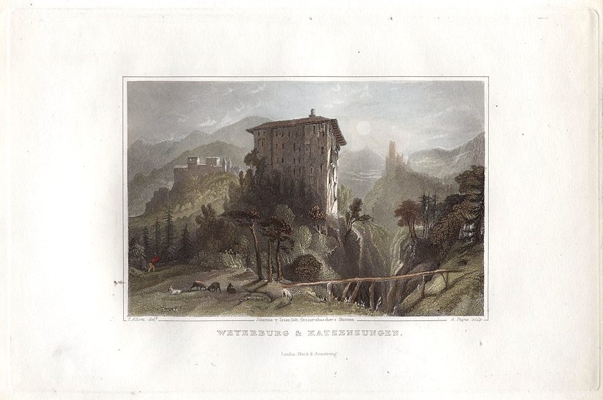 Austria, Tyrol, Weyerburg & Katzenzungen, 1840