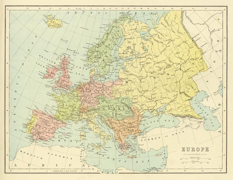 Map Of Europe 1870 Secretmuseum - vrogue.co